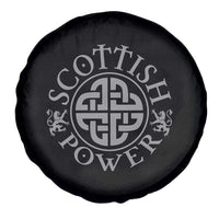 Scottish Power Celtic Knotwork Shield Emblem Spare Tire Cover Traditional Tribal Heritage Scottish Pride