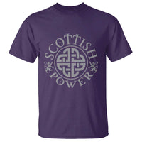 Scottish Power Celtic Knotwork Shield Emblem T Shirt Traditional Tribal Heritage Scottish Pride
