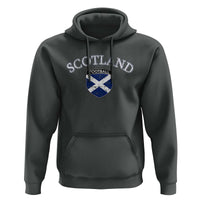 Scotland Football Distressed Shield Saltire Flag Hoodie Game Day Sports Soccer Fans