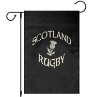 Scotland Rugby Distressed Vintage Traditional Thistle Garden Flag Sports Fan Game Day