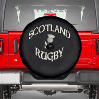 Scotland Rugby Distressed Vintage Traditional Thistle Spare Tire Cover Sports Fan Game Day