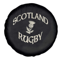 Scotland Rugby Distressed Vintage Traditional Thistle Spare Tire Cover Sports Fan Game Day