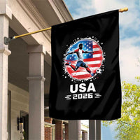 USA Soccer Patriotic Player 2026 Graphic Garden Flag United States Football Fan Spirit