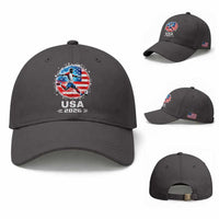 USA Soccer Patriotic Player 2026 Graphic Baseball Cap United States Football Fan Spirit