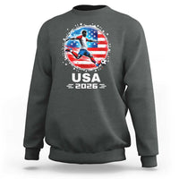 USA Soccer Patriotic Player 2026 Graphic Sweatshirt United States Football Fan Spirit
