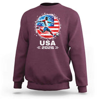 USA Soccer Patriotic Player 2026 Graphic Sweatshirt United States Football Fan Spirit
