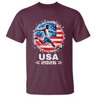 USA Soccer Patriotic Player 2026 Graphic T Shirt United States Football Fan Spirit