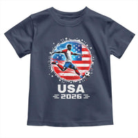 USA Soccer Patriotic Player 2026 Graphic Toddler T Shirt United States Football Fan Spirit