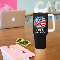 USA Soccer Patriotic Player 2026 Graphic Tumbler With Handle United States Football Fan Spirit
