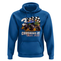 Monster Truck Birthday Hoodie Happy 3rd Bday Party 3 Years Old Boy