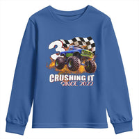 Monster Truck Birthday Youth Sweatshirt Happy 3rd Bday Party 3 Years Old Boy
