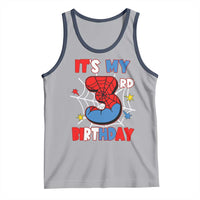 Spider Birthday Tank Top It's My 3rd Bday Party 3 Years Old Boy