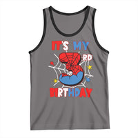 Spider Birthday Tank Top It's My 3rd Bday Party 3 Years Old Boy