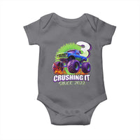Monster Truck Birthday Baby Onesie 3 Years Old Boys Happy 3rd Bday Party