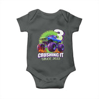 Monster Truck Birthday Baby Onesie 3 Years Old Boys Happy 3rd Bday Party