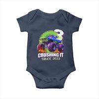 Monster Truck Birthday Baby Onesie 3 Years Old Boys Happy 3rd Bday Party