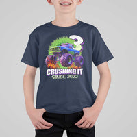 Monster Truck Birthday T Shirt For Kid 3 Years Old Boys Happy 3rd Bday Party