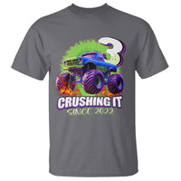 Monster Truck Birthday T Shirt 3 Years Old Boys Happy 3rd Bday Party