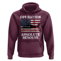Operation Absolute Resolve Hoodie US Military Extraction Mission American Flag - Wonder Print Shop