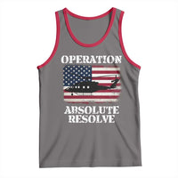 Operation Absolute Resolve Tank Top US Military Extraction Mission American Flag - Wonder Print Shop