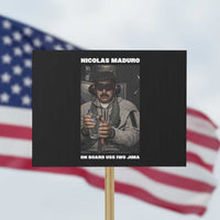 Maduro Captured Meme Protest Sign On Board USS Iwo Jima Political Satire