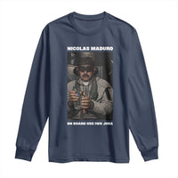 Maduro Captured Meme Long Sleeve Shirt On Board USS Iwo Jima Political Satire - Wonder Print Shop