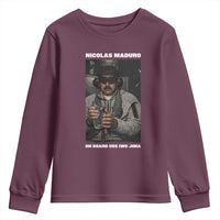 Maduro Captured Meme Youth Sweatshirt On Board USS Iwo Jima Political Satire - Wonder Print Shop