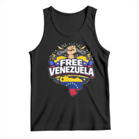 Free Venezuela Raised Fist Tank Top Libre Venezuelan Flag Map Liberation - Wonder Print Shop