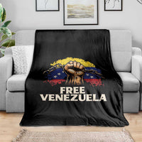 Free Venezuela Flag Chain Breaker Throw Blanket Powerful Liberation for Liberation Supporters - Wonder Print Shop