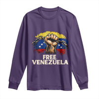 Free Venezuela Flag Chain Breaker Long Sleeve Shirt Powerful Liberation for Liberation Supporters - Wonder Print Shop