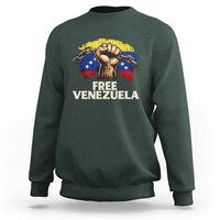 Free Venezuela Flag Chain Breaker Sweatshirt Powerful Liberation for Liberation Supporters - Wonder Print Shop