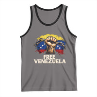 Free Venezuela Flag Chain Breaker Tank Top Powerful Liberation for Liberation Supporters - Wonder Print Shop