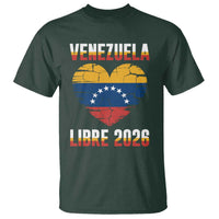 Venezuela Libre 2026 T Shirt Venezuelan Flag Heart Freedom and National Pride - Wonder Print Shop