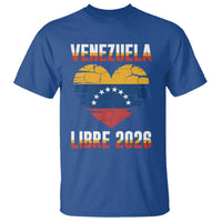 Venezuela Libre 2026 T Shirt Venezuelan Flag Heart Freedom and National Pride - Wonder Print Shop