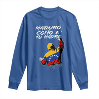 Maduro Cono e Tu Madre Long Sleeve Shirt Venezuelan Protest Graffiti Graphic - Wonder Print Shop