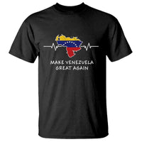 Make Venezuela Great Again T Shirt Patriotic Support Heartbeat Distressed Map Graphic - Wonder Print Shop