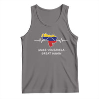 Make Venezuela Great Again Tank Top Patriotic Support Heartbeat Distressed Map Graphic - Wonder Print Shop