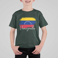 Venezuela Flag Pride Patriotic T Shirt For Kid for Venezuelan Roost - Wonder Print Shop