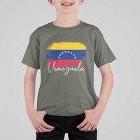 Venezuela Flag Pride Patriotic T Shirt For Kid for Venezuelan Roost - Wonder Print Shop