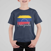 Venezuela Flag Pride Patriotic T Shirt For Kid for Venezuelan Roost - Wonder Print Shop