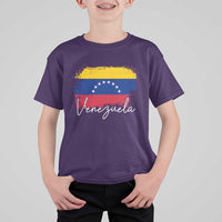 Venezuela Flag Pride Patriotic T Shirt For Kid for Venezuelan Roost - Wonder Print Shop