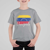 Venezuela Flag Pride Patriotic T Shirt For Kid for Venezuelan Roost - Wonder Print Shop