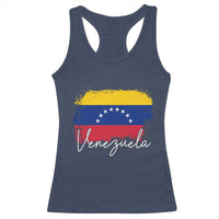 Venezuela Flag Pride Patriotic Racerback Tank Top for Venezuelan Roost - Wonder Print Shop