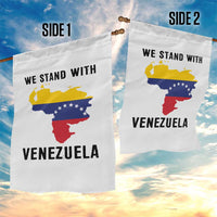 We Stand With Venezuela Garden Flag Venezuelan Flag Unity Graphic - Wonder Print Shop