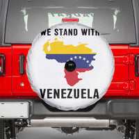 We Stand With Venezuela Spare Tire Cover Venezuelan Flag Unity Graphic - Wonder Print Shop