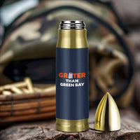 Funny Greater Than Green Bay Rivalry Bullet Tumbler Cheese Grater - Wonder Print Shop