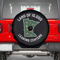 Land of 10000 Learing Centers Funny Minnesota Meme Spare Tire Cover Viral Education Typo Parody - Wonder Print Shop