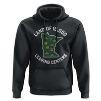 Land of 10000 Learing Centers Funny Minnesota Meme Hoodie Viral Education Typo Parody - Wonder Print Shop