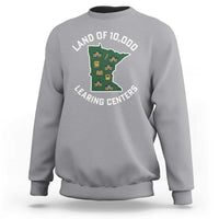 Land of 10000 Learing Centers Funny Minnesota Meme Sweatshirt Viral Education Typo Parody - Wonder Print Shop