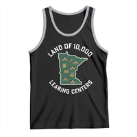 Land of 10000 Learing Centers Funny Minnesota Meme Tank Top Viral Education Typo Parody - Wonder Print Shop